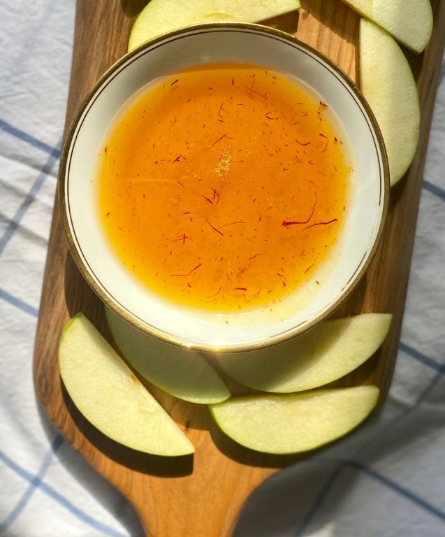 Saffron Citrus Infused Honey