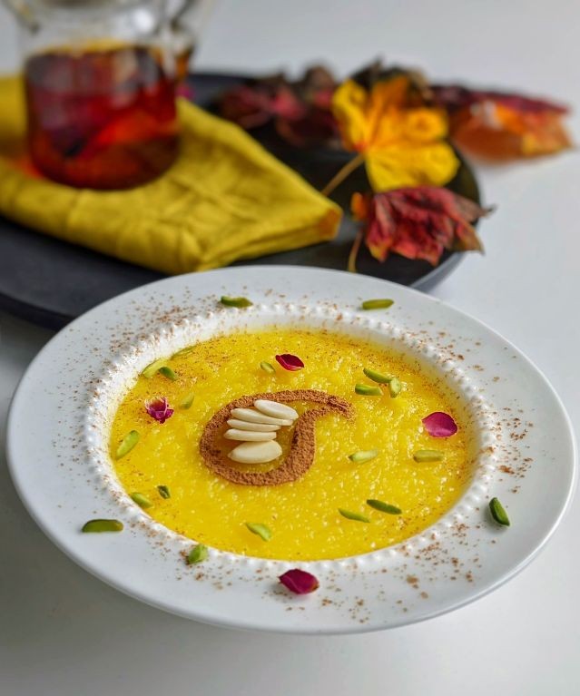 Saffron Rice with Saffron and Rose Water