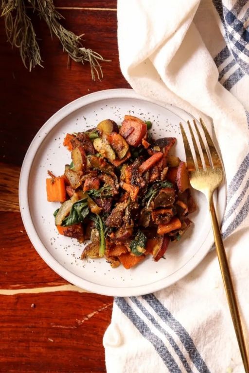 Savory AIP Breakfast Hash with Sweet Potatoes