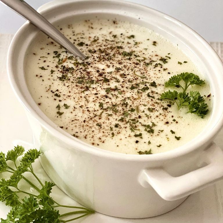 Savory Chicken Keto Chow Soup