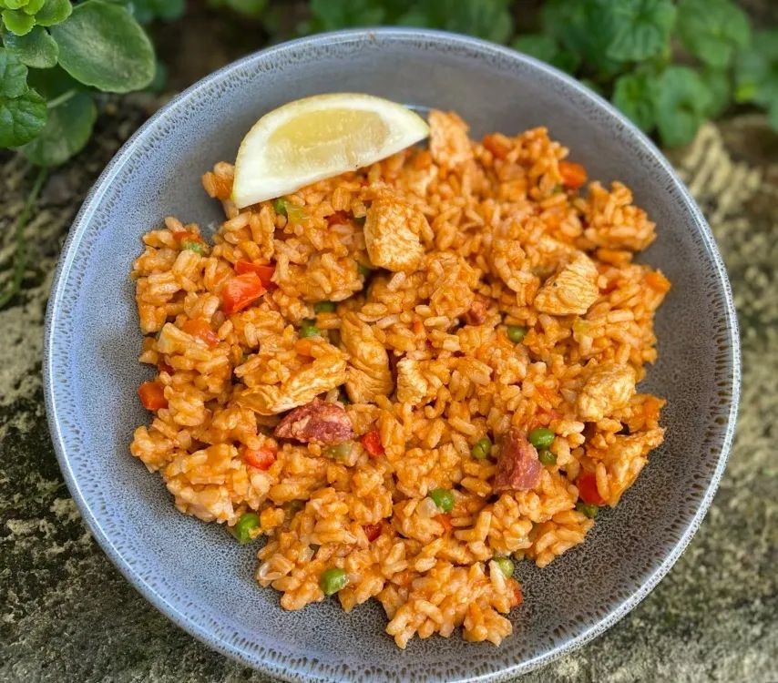 Shellfish-Free Seafood Paella