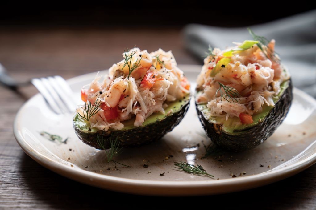 Shrimp and Crab Stuffed Avocados