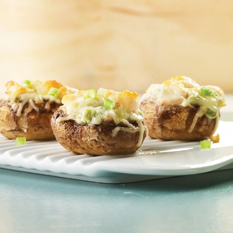 Shrimp and Crab Stuffed Mushrooms