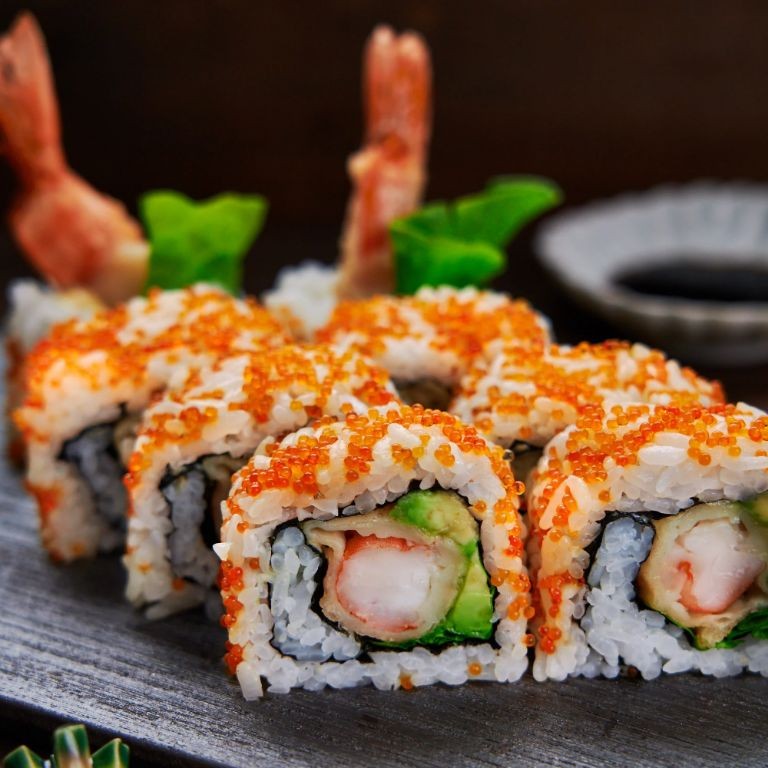 Shrimp and Crab Sushi Rolls