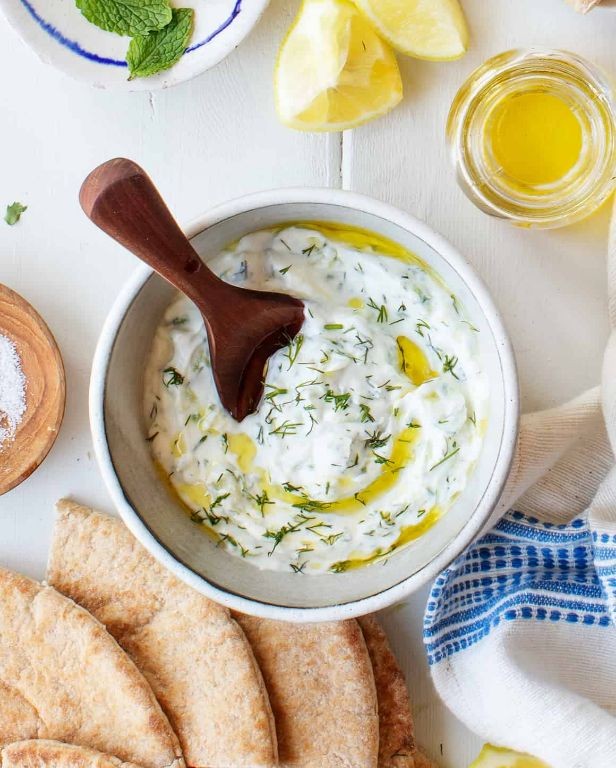 Simple Greek Yogurt Tzatziki Sauce