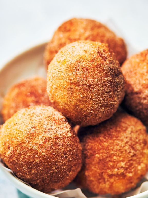 Single-Portion Air Fryer Donut Holes