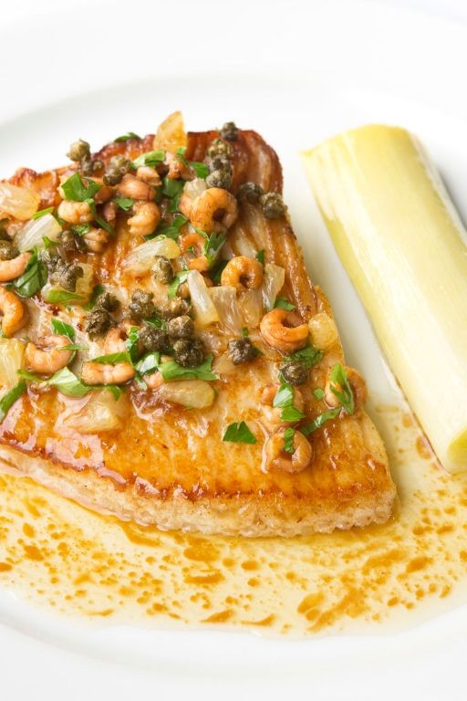 Skate Wing Stew with Potatoes and Leeks