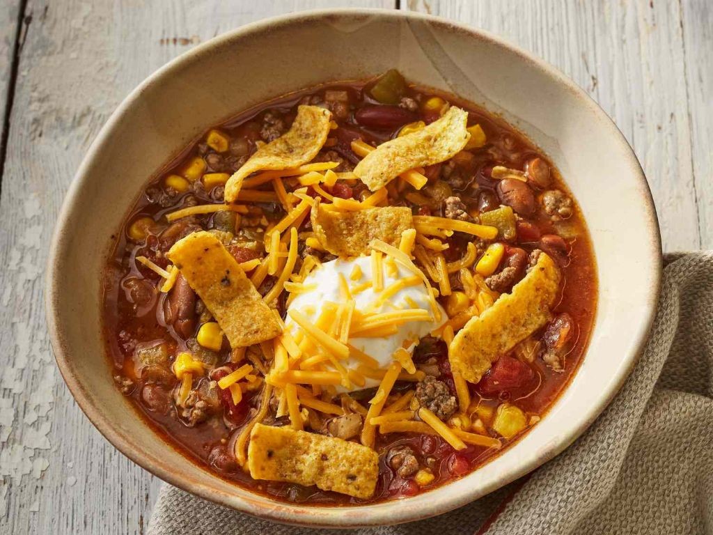 Slow Cooker Beef Taco Soup