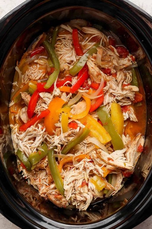 Slow Cooker Chicken Fajitas