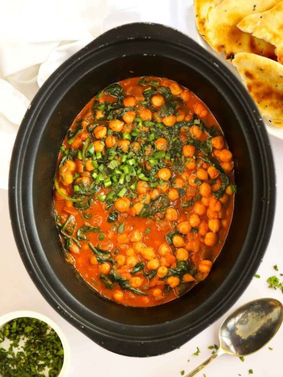 Slow Cooker Coconut Chickpea Curry