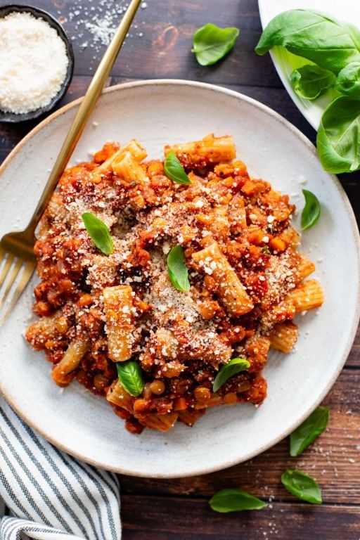 Slow Cooker Lentil Bolognese