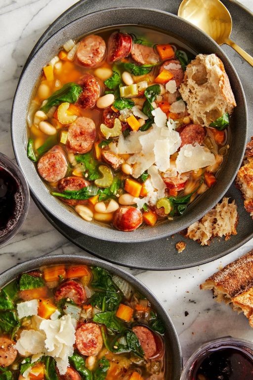 Slow Cooker Spinach and White Bean Soup