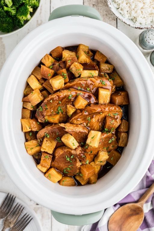 Slow Cooker Teriyaki Pork Chops