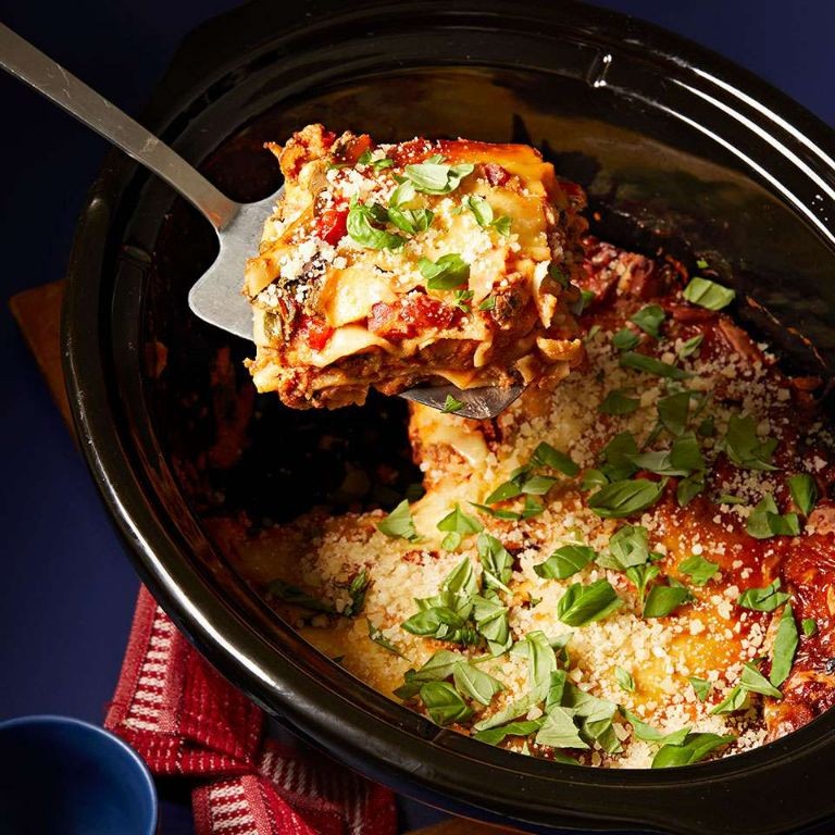 Slow Cooker Vegetable Lasagna