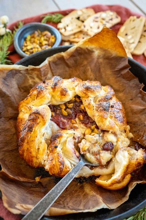 Smoked Pheasant and Brie Stuffed Pastry