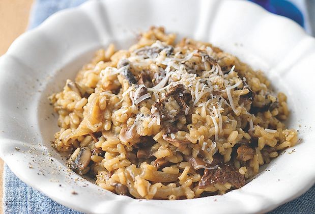 Smoked Pheasant and Mushroom Risotto