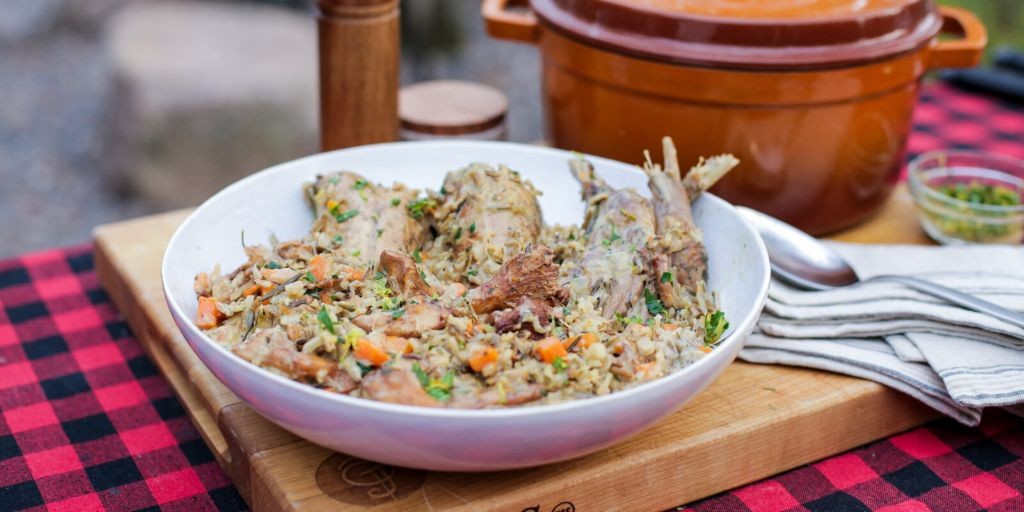 Smoked Pheasant and Wild Rice Casserole