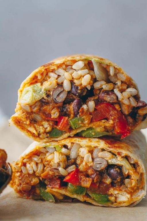 Smoky Chipotle Riced Hearts of Palm Burritos