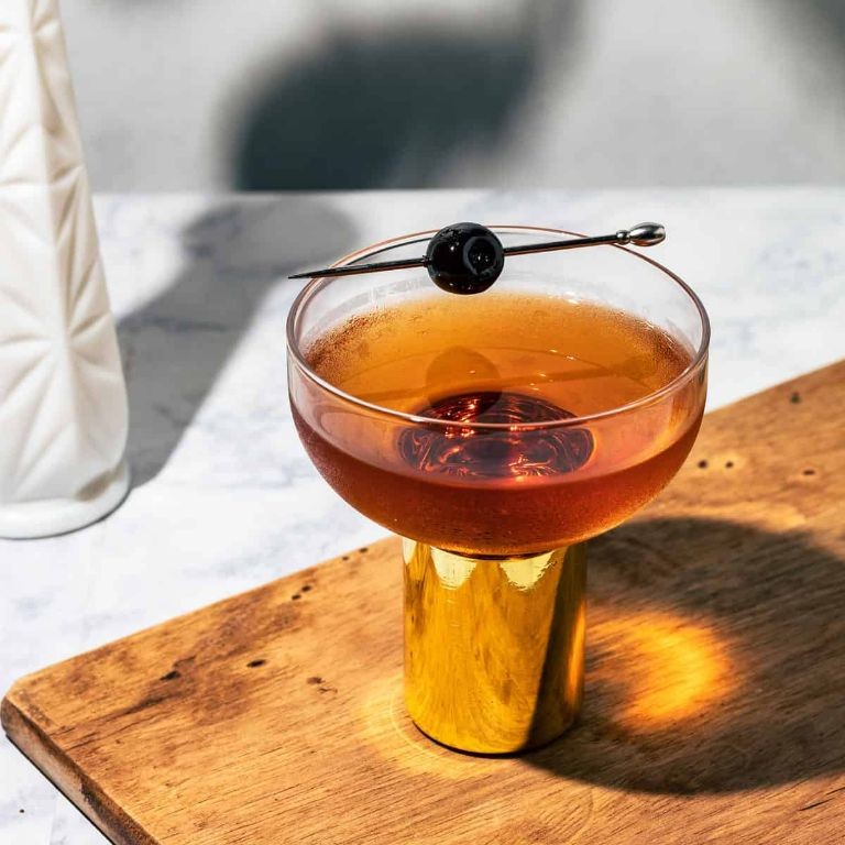 Smoky Mezcal Manhattan
