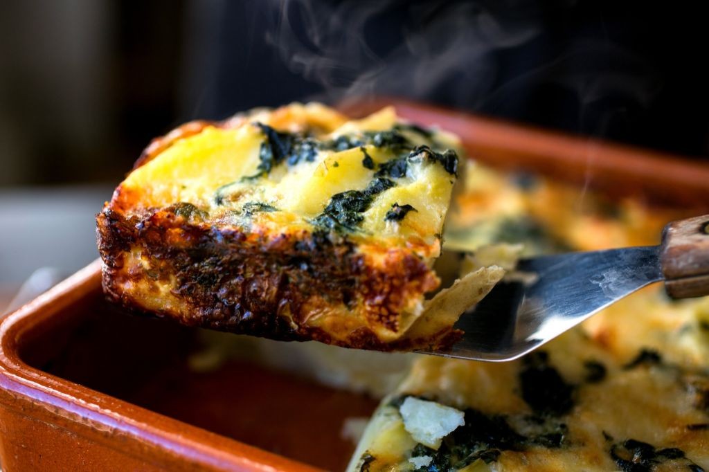 Sorrel and Potato Gratin