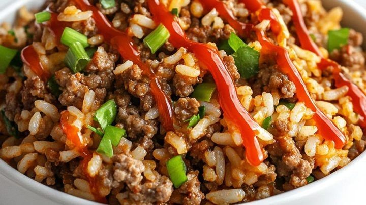 Spicy Cajun Beef Tips with Rice