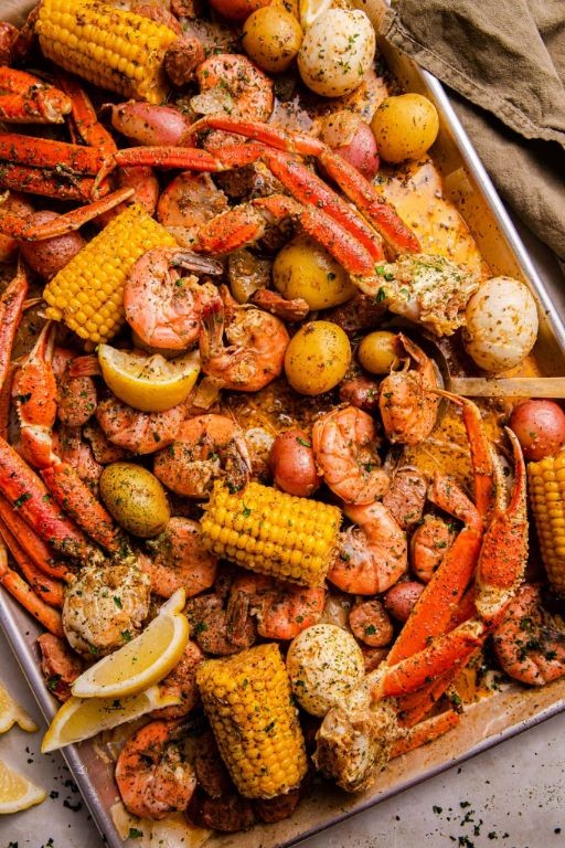 Spicy Cajun Shrimp and Crab Boil