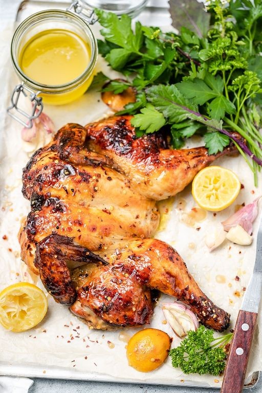 Spicy Lemon Chicken Thighs with Chili Flakes