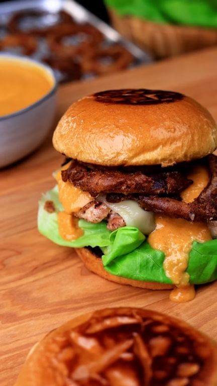 Spicy Mango Habanero BBQ Chicken Sandwich