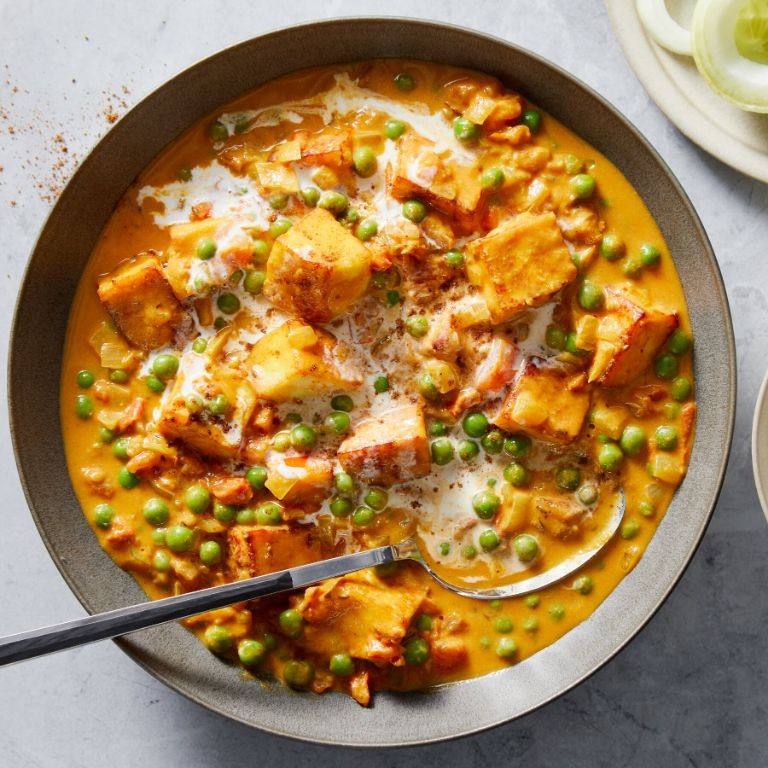 Spicy Mattar Paneer Masala