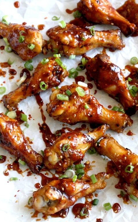 Spicy Miso Glazed Chicken Wings