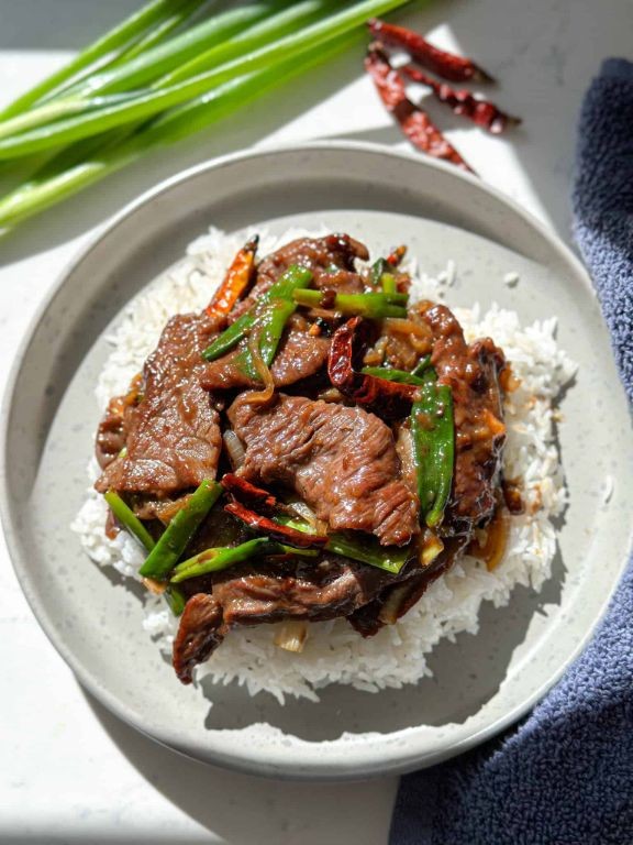 Spicy Mongolian Beef Stir-Fry
