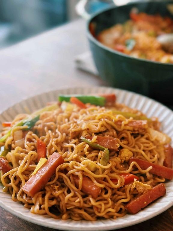 Spicy Noodle Stir-Fry