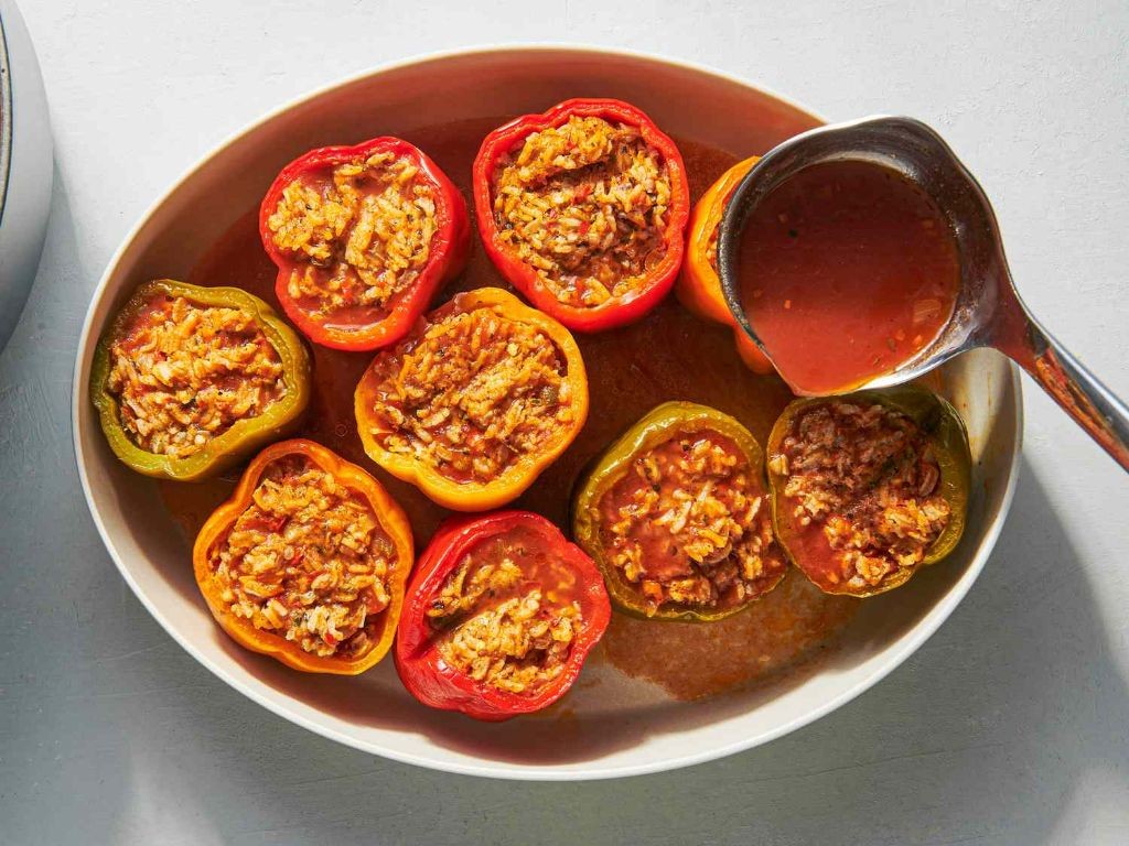 Spicy Tomato and Herb Stuffed Dolma