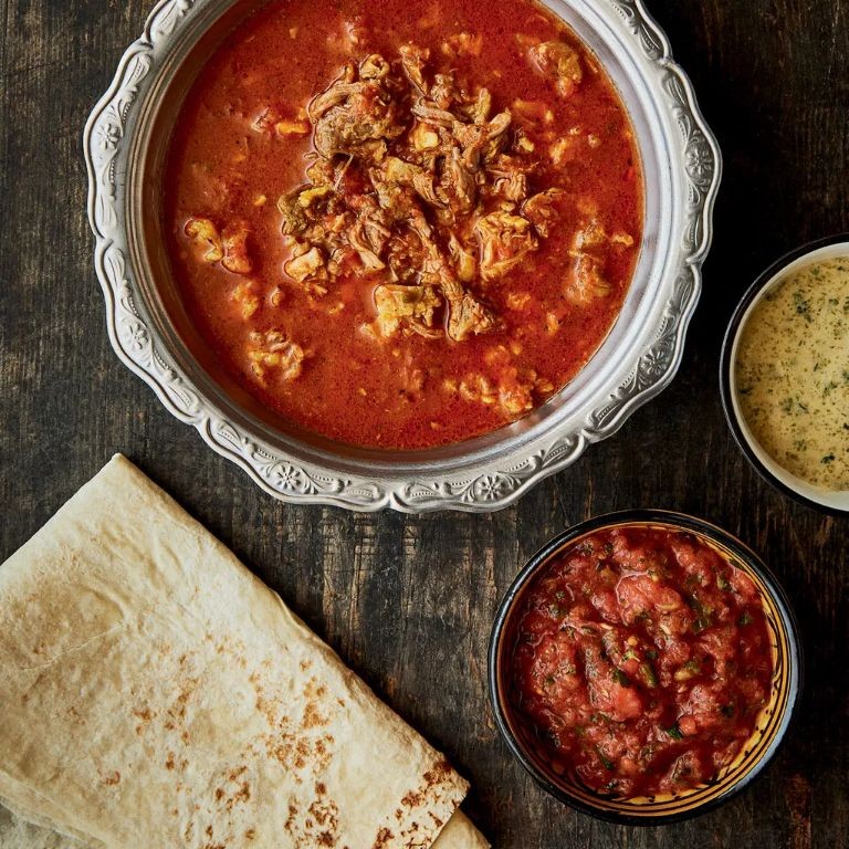 Spicy Yemeni Fahsa Lamb Stew