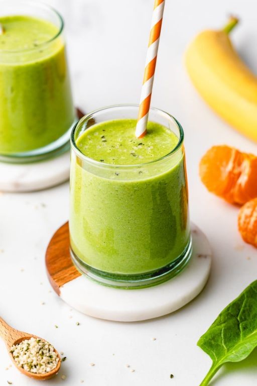 Spinach and Hemp Heart Smoothie