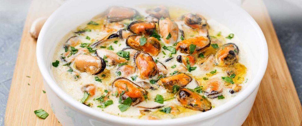 Steamed Mussels in Irish Stout Broth