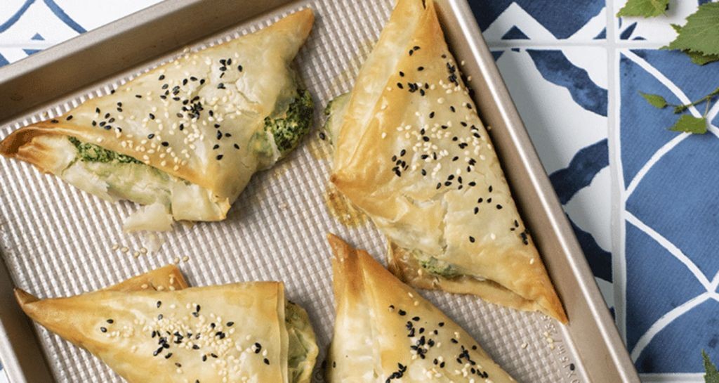 Steamed Spinach and Tofu Parcels
