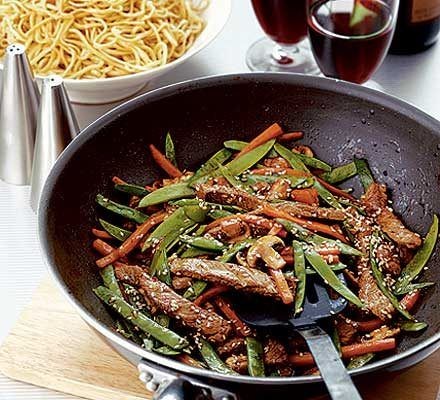 Stir-Fried Beef with Hoisin Sauce