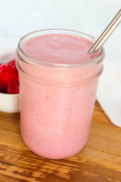 Strawberry Banana Cottage Cheese Smoothie