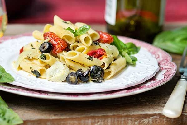 Sun-Dried Tomato and Artichoke Gluten Free Pasta