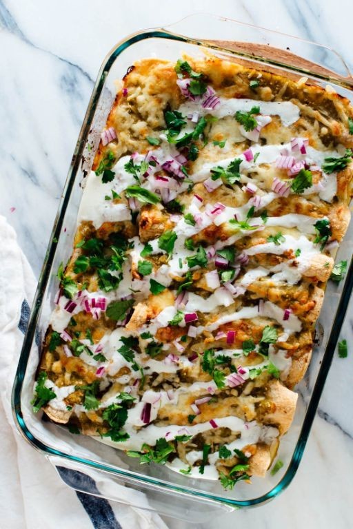 Sweet Potato and Black Bean Enchiladas