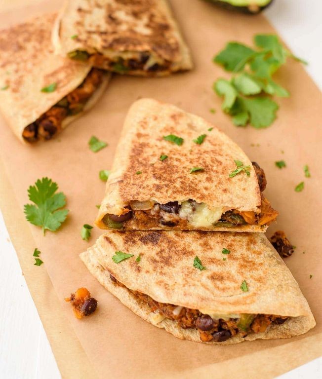 Sweet Potato and Black Bean Quesadillas