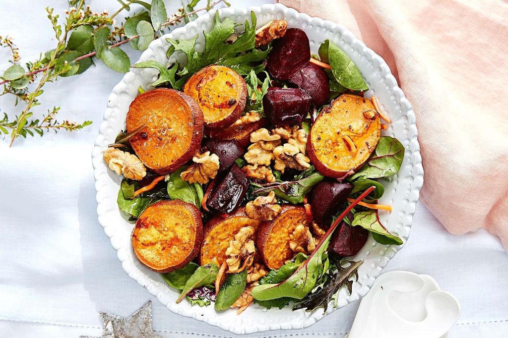 Sweet Potato and Walnut Salad