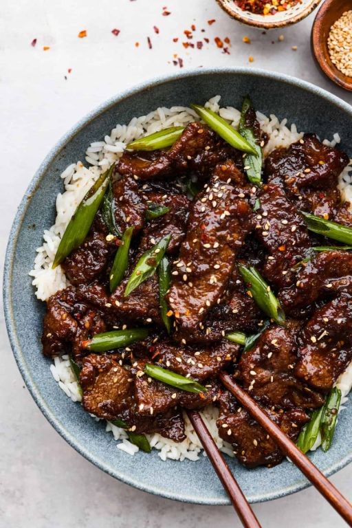 Sweet and Tangy Mongolian Beef