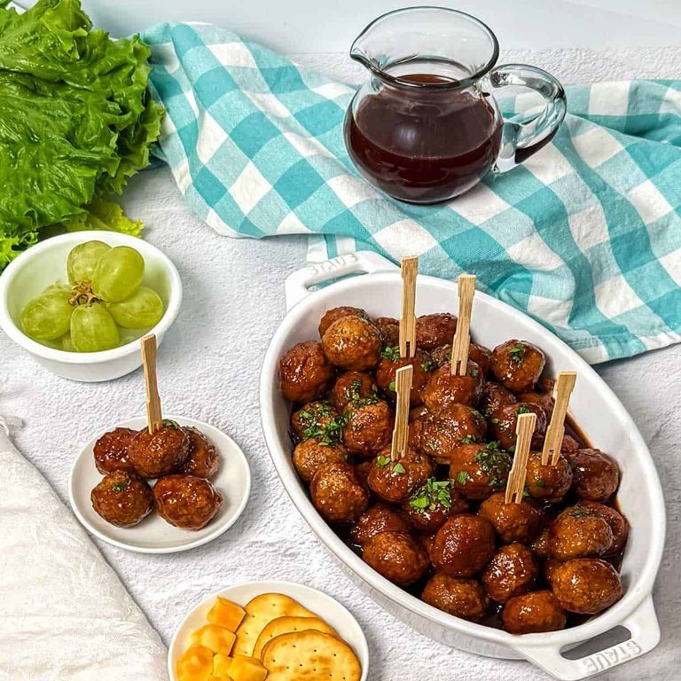 Sweet and Tangy Pork BBQ Meatballs