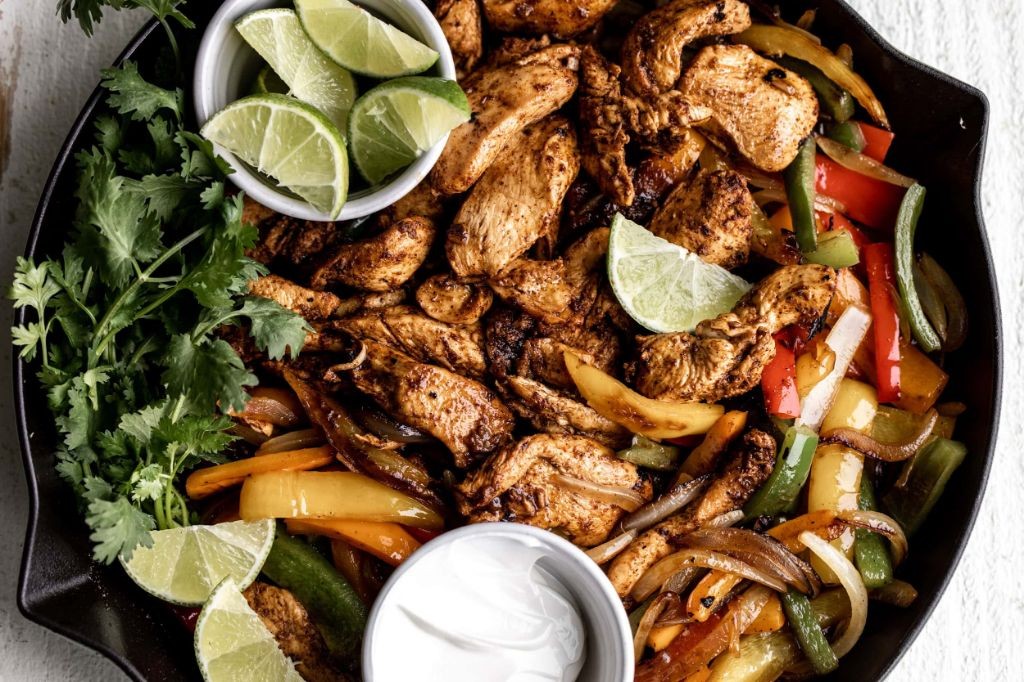 Tequila Lime Chicken Fajitas