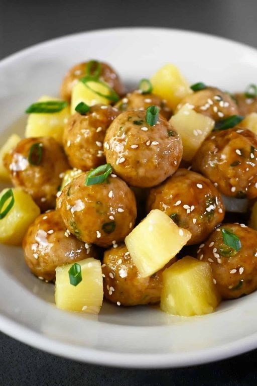 Teriyaki Pineapple Meatballs