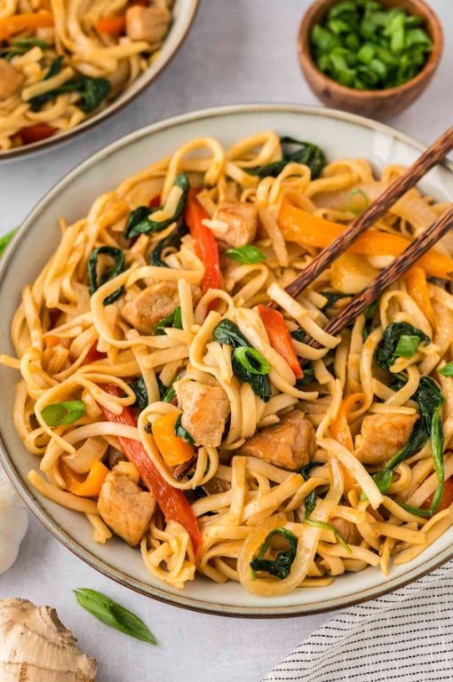 Teriyaki Pork Chow Mein