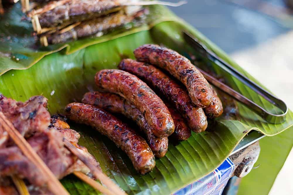 Thai Chili and Lemongrass Pickled Sausage