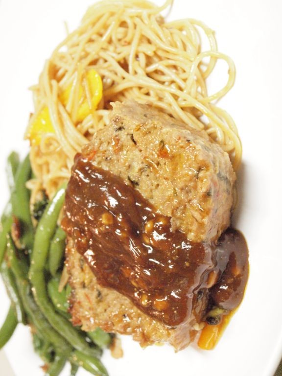 Thai Peanut Chicken Meatloaf